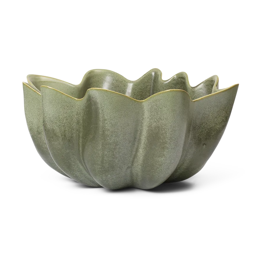 Nium skål Ø22 cm, Dark Sage Ferm Living