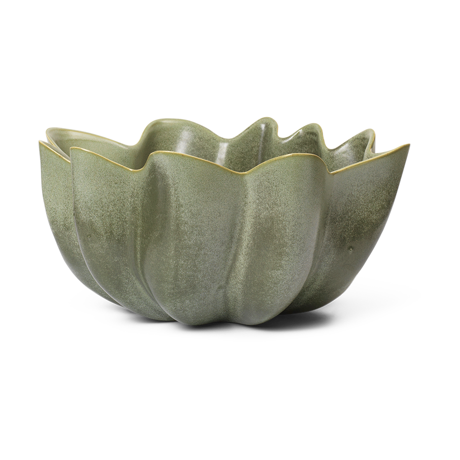 Ferm Living Nium skål Ø22 cm Dark Sage