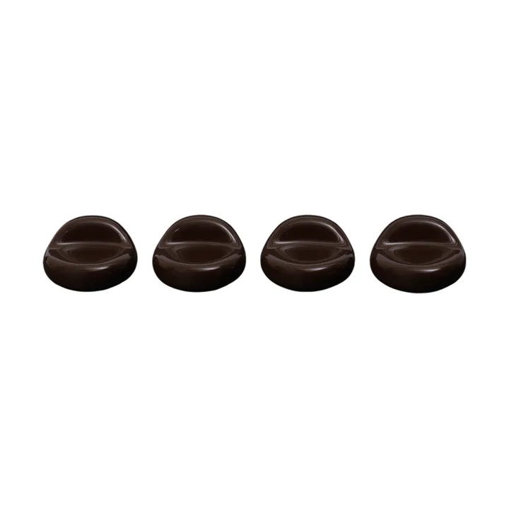 Nube føtter til potte 4-pk - Carob brown - Ferm Living