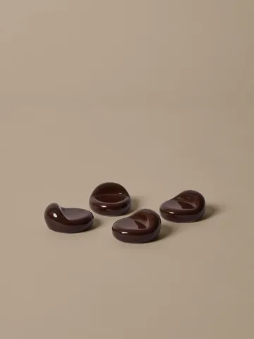 Nube føtter til potte 4-pk - Carob brown - Ferm Living