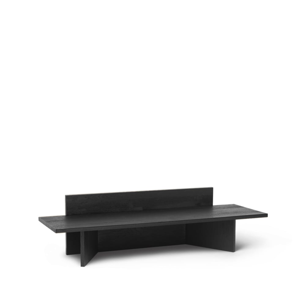 Oblique benk oak black oiled