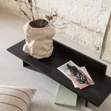 Oblique benk - oak black oiled - Ferm Living