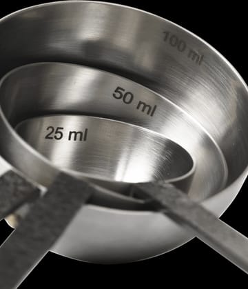 Obra Measuring Spoons matsett 3 deler - Stainless Steel - Ferm Living