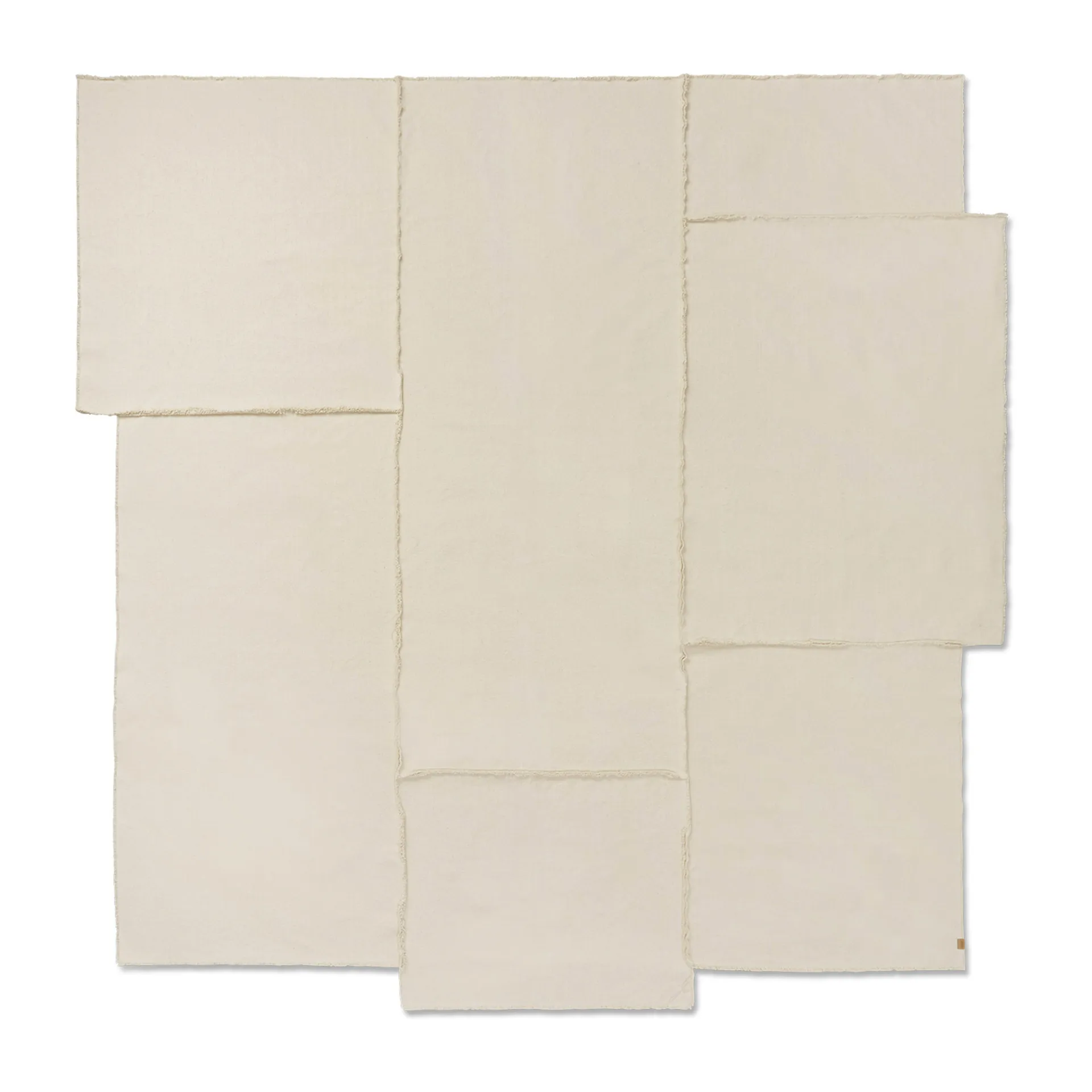 Offset sengeteppe 264 x 272 cm, Off-white Ferm Living