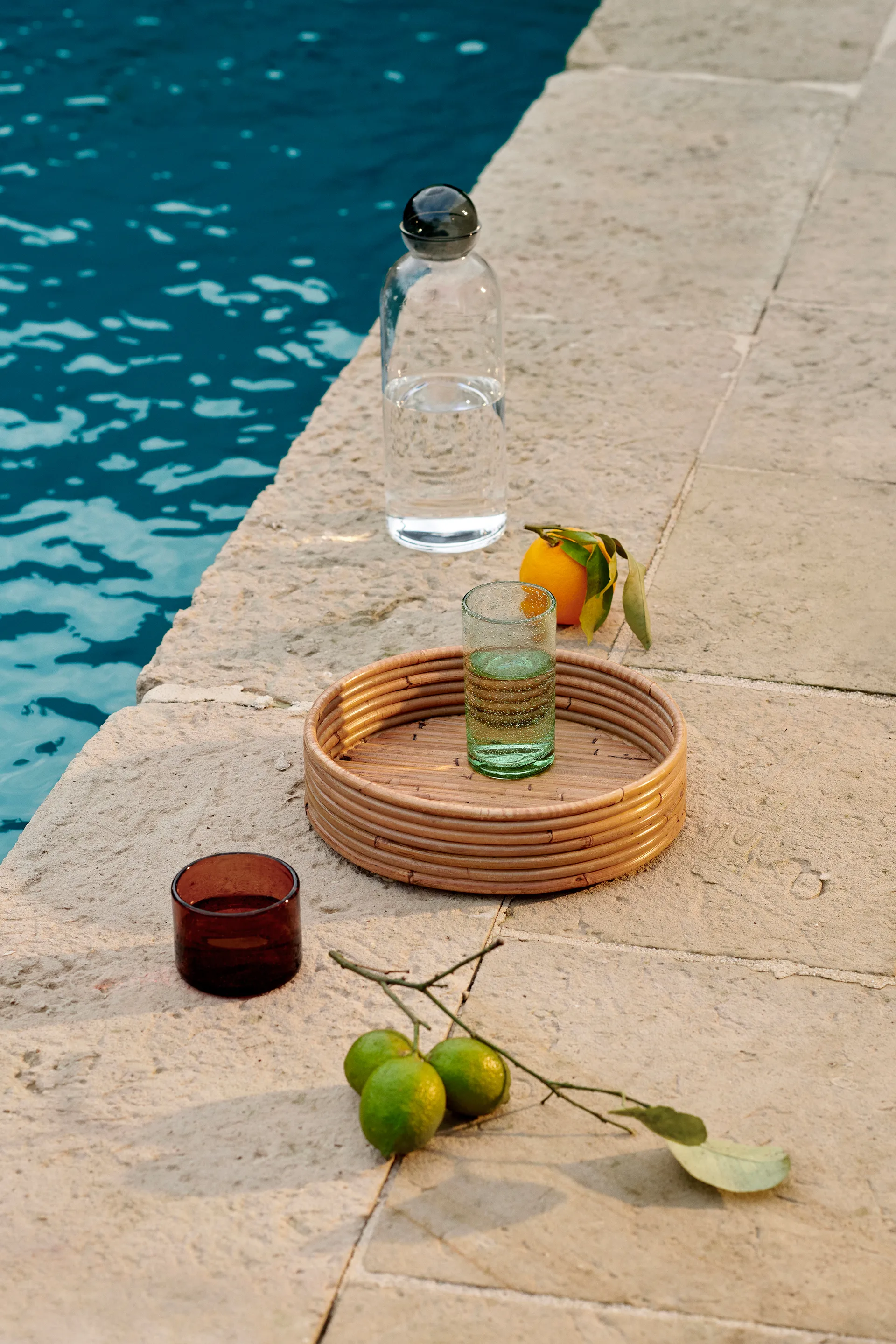 Oli vannglass lavt 11 cl, Amber Ferm Living