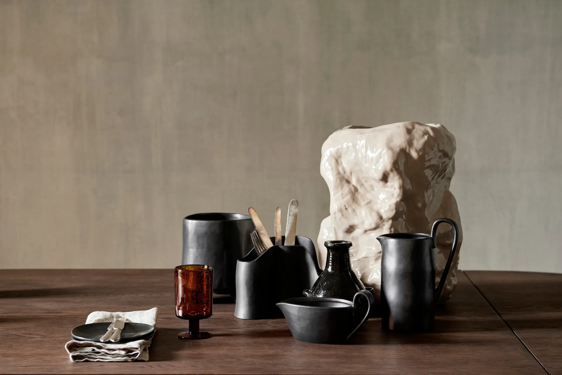 Oli vinglass 22 cl, Amber Ferm Living