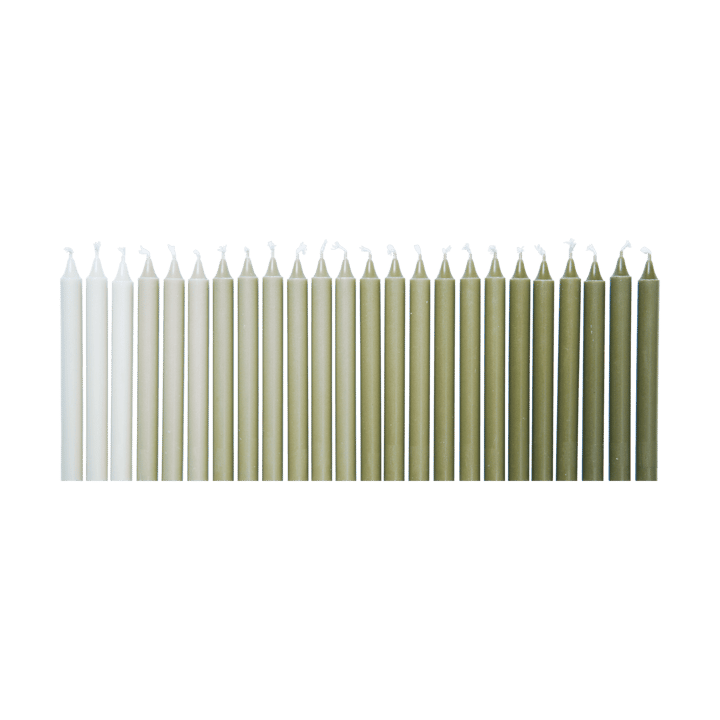 Ombre antikklys 24 stk - Khaki - Ferm Living