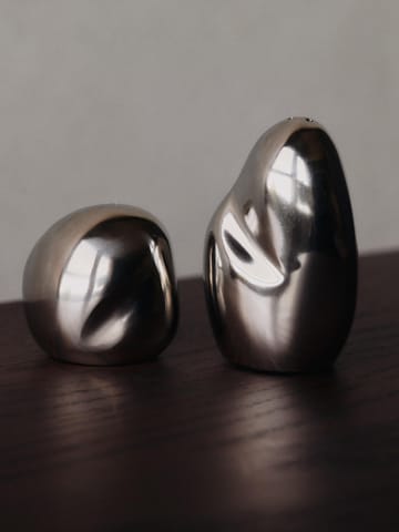 Orevo salt- og peppersett - Polished Stainless Steel - Ferm Living