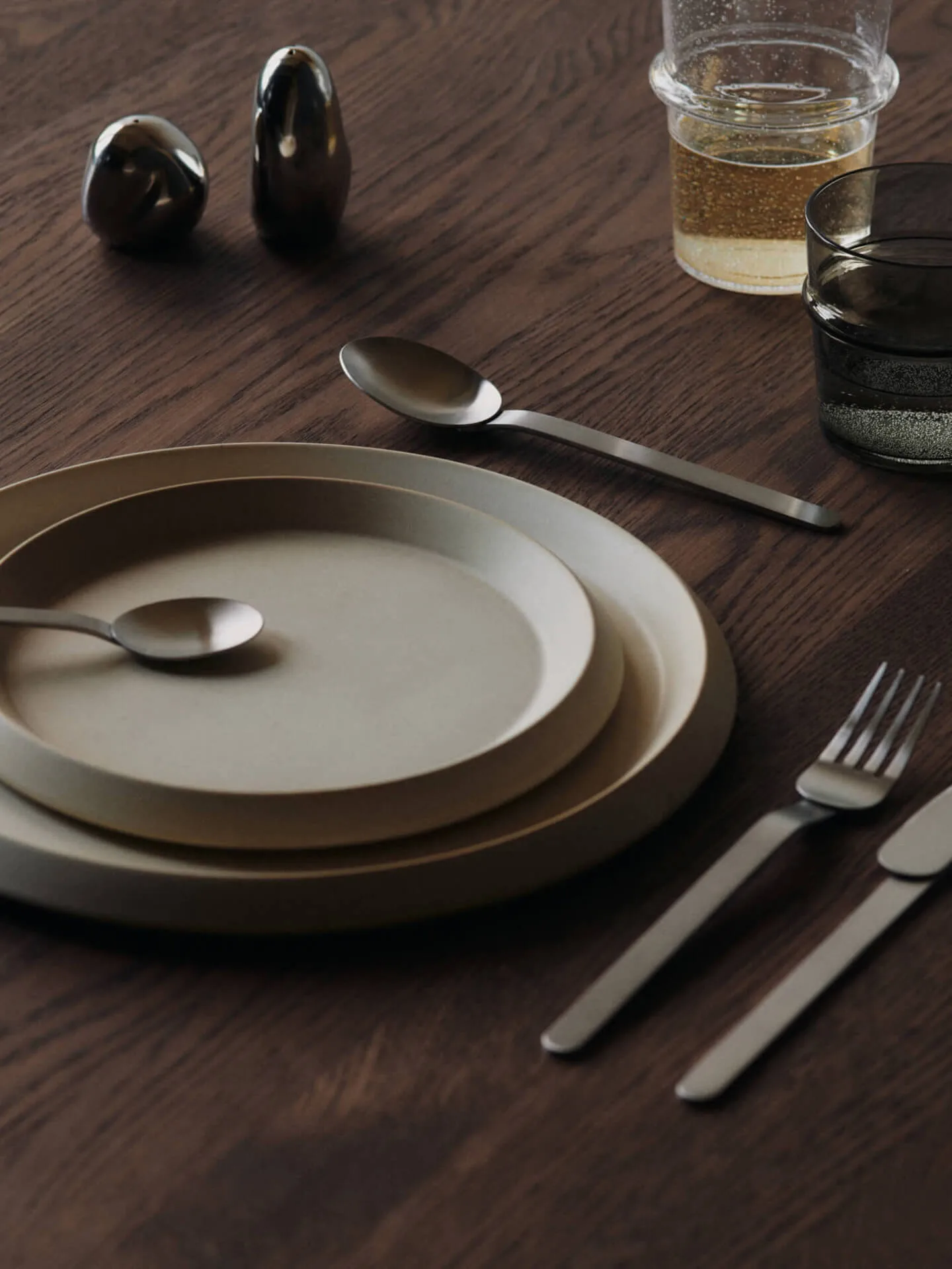 Orevo salt- og peppersett, Polished Stainless Steel Ferm Living