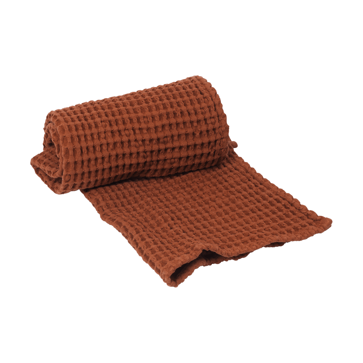 Bilde av Ferm Living Organic håndkle 50x100 cm Brown Clay