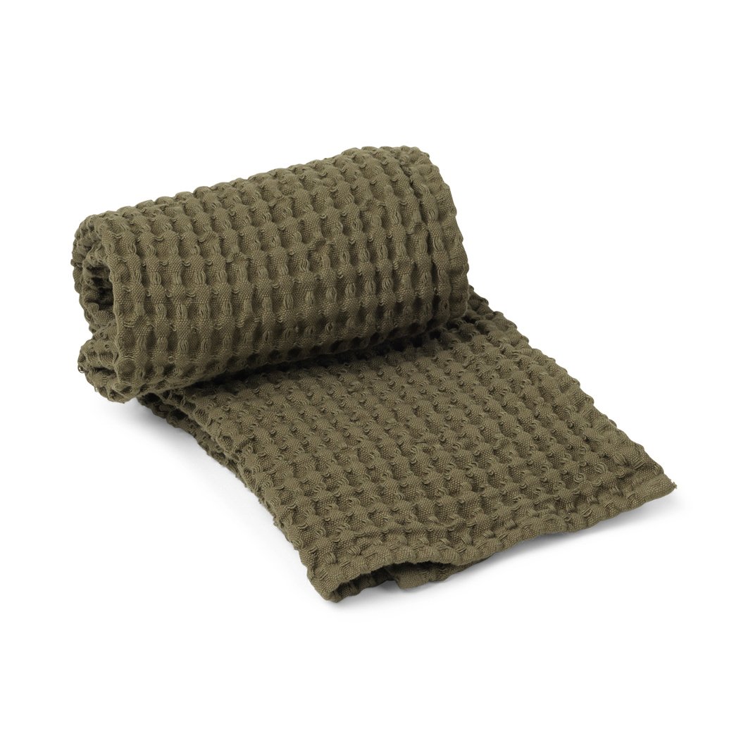 Bilde av Ferm Living Organic håndkle 50x100 cm Olive