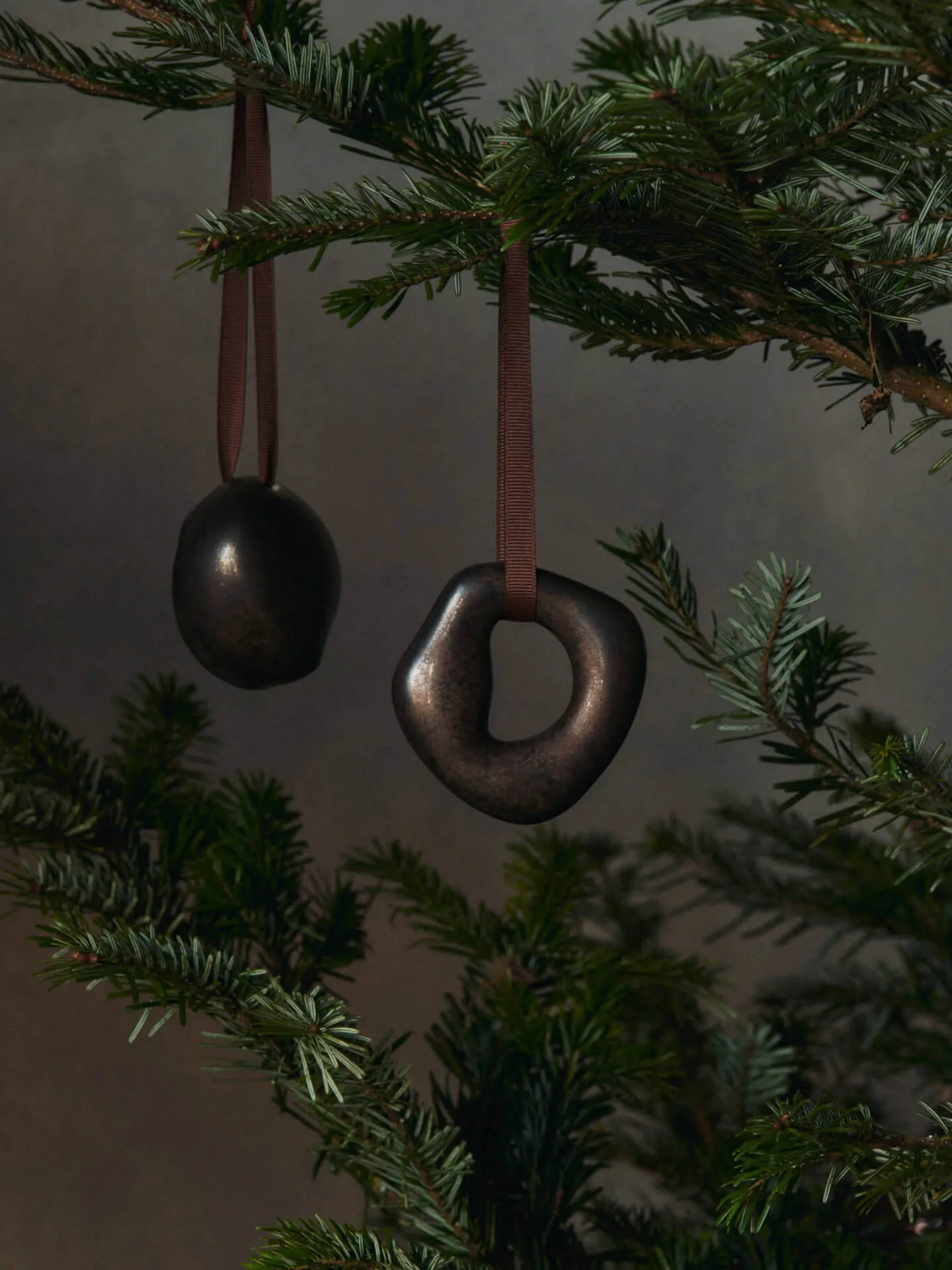 Orrith dekorasjonsanheng 2 deler, Rustic Bronze Ferm Living