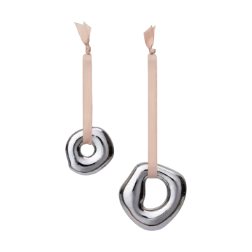Orrith dekorasjonsanheng 2 deler - Silver - Ferm Living