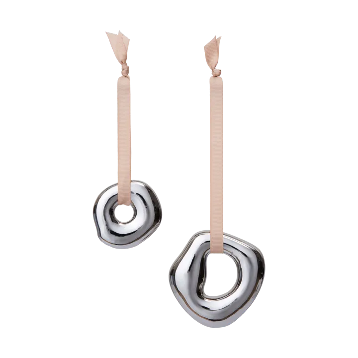 Orrith dekorasjonsanheng 2 deler - Silver - Ferm Living