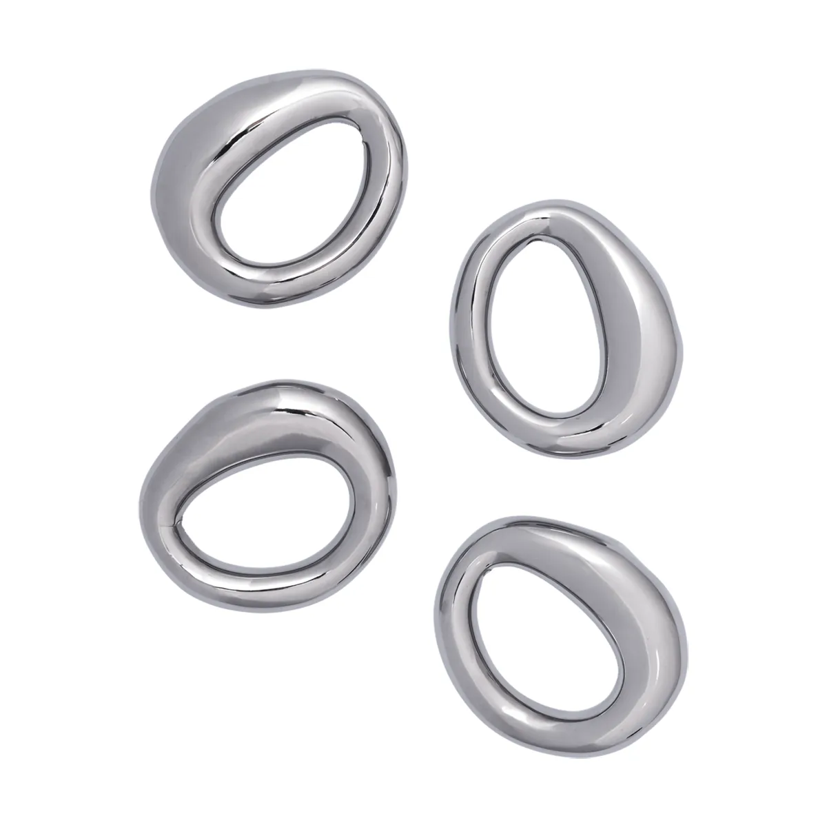 Orrith serviettring 4-pk, Silver Ferm Living