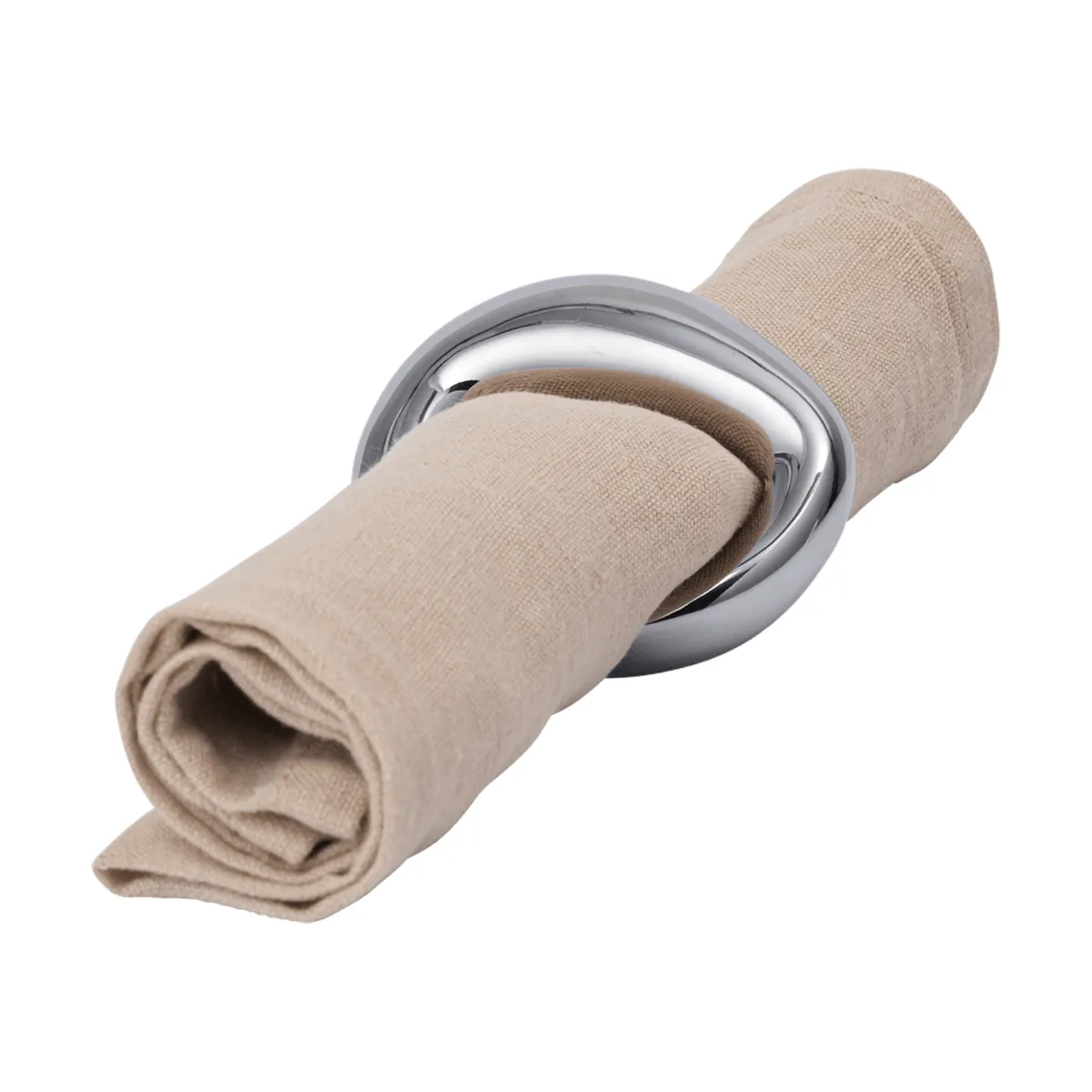 Orrith serviettring 4-pk, Silver Ferm Living