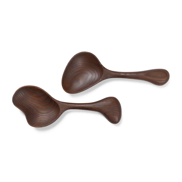Os salatbestikk 2 deler - Dark brown - Ferm Living