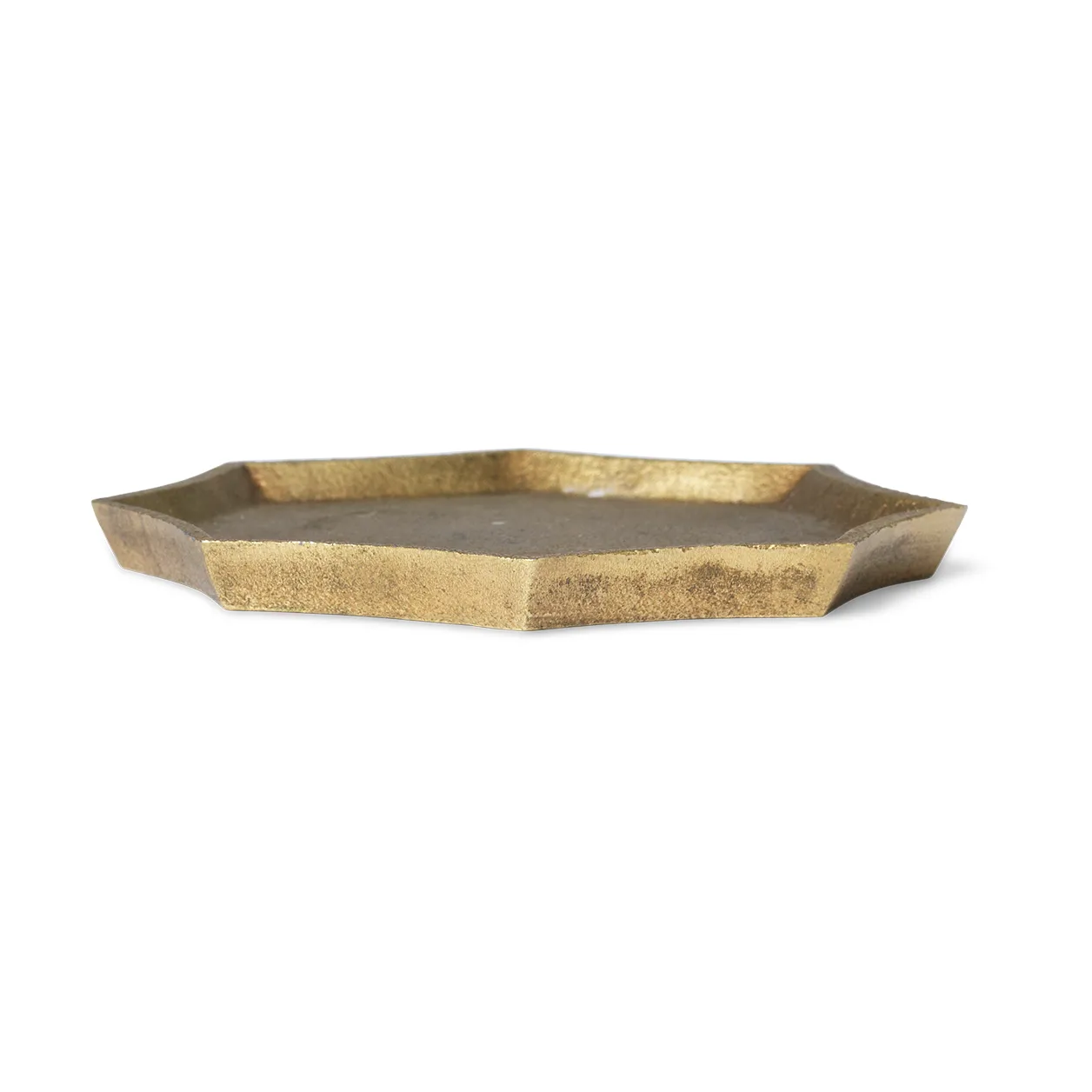 Otte dekorasjonsbrett 9,5x9,5 cm, Brass finish Ferm Living