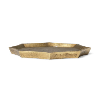 Otte dekorasjonsbrett 9,5x9,5 cm - Brass finish - Ferm Living