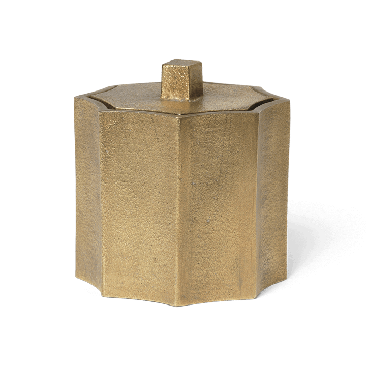 Otte duftlys 23 h, Brass finish Ferm Living