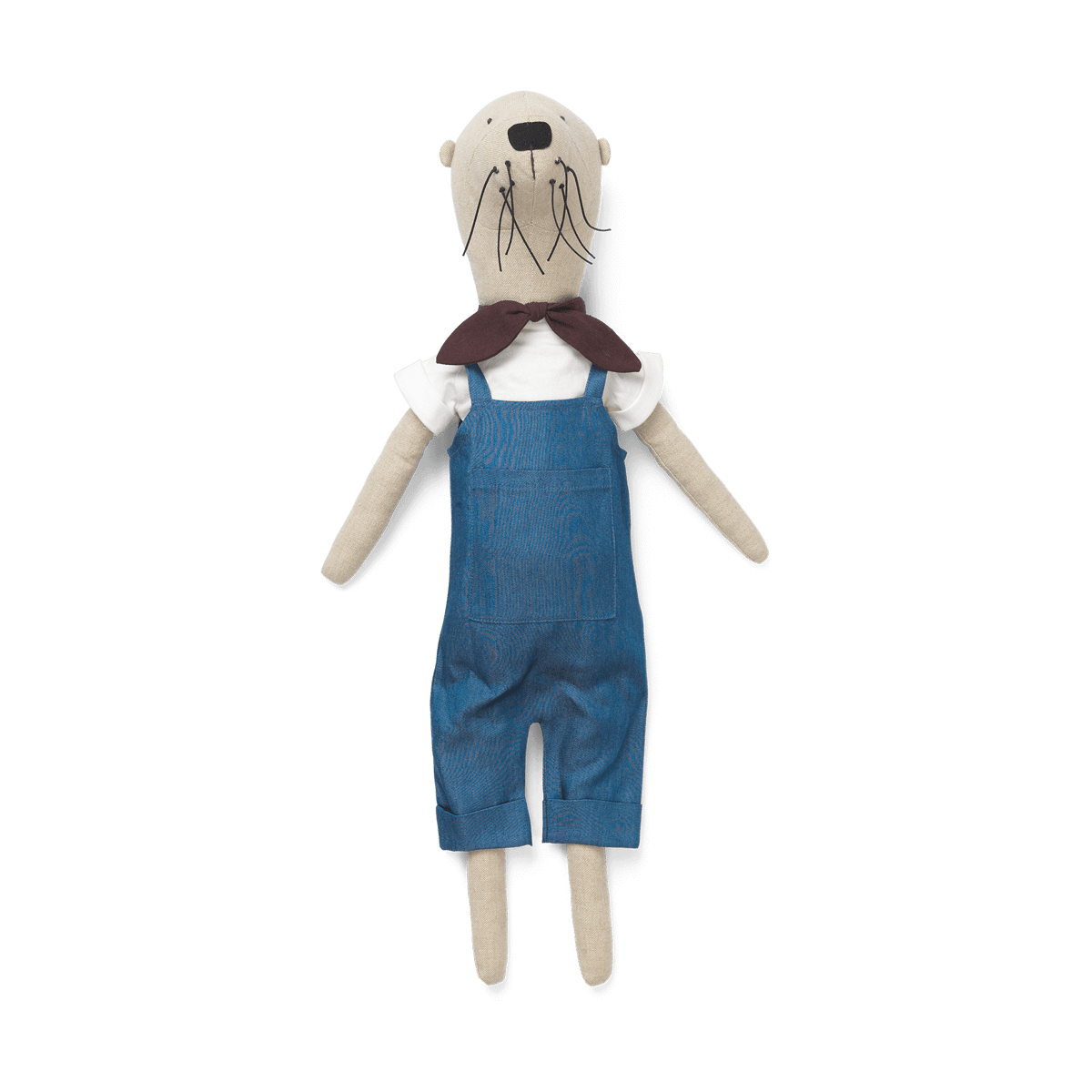 Ferm Living Otter Teddy kosedyr Natural | Skandinavisk Design | Barneromsinnredning | Beige