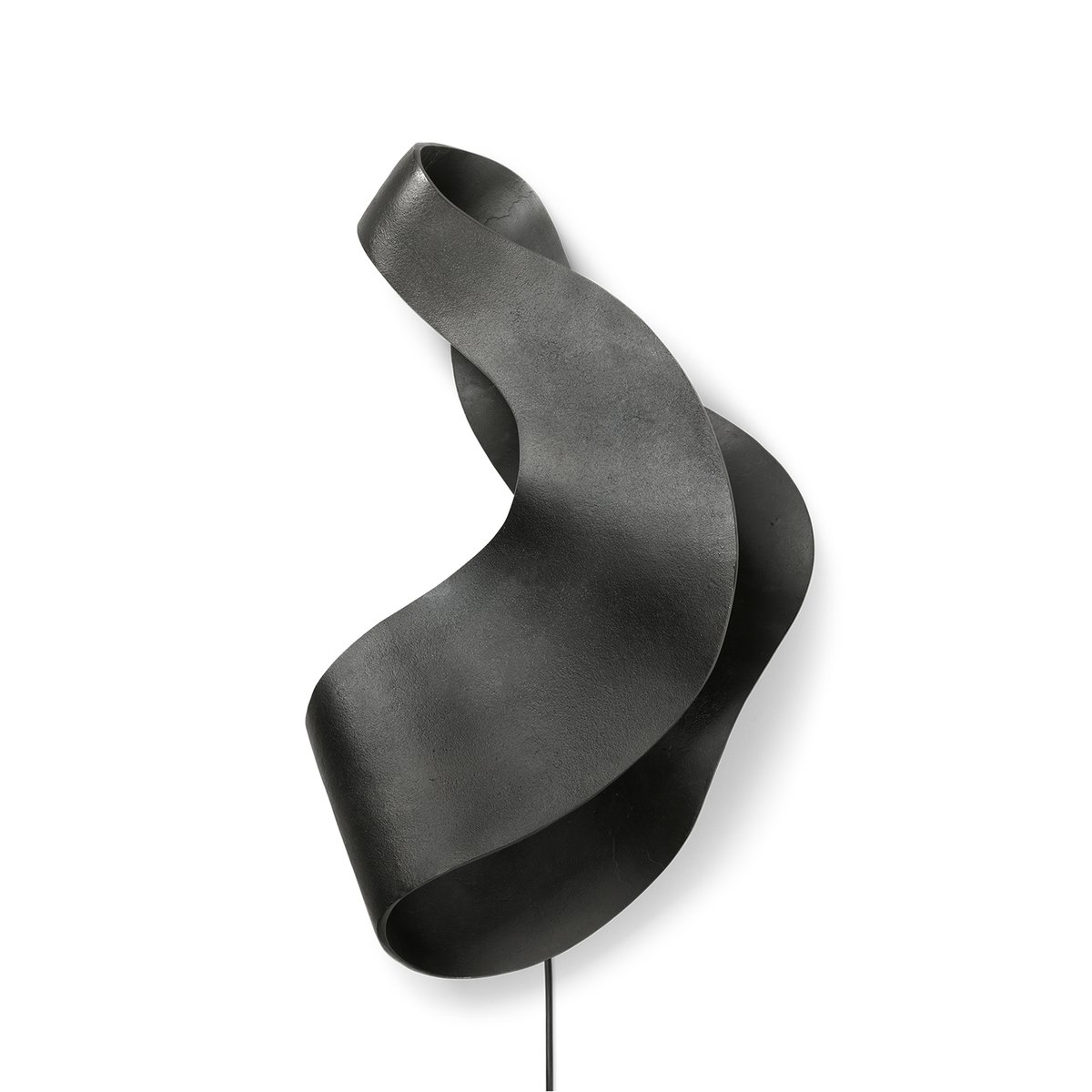 Bilde av ferm LIVING Oyster vegglampe Black