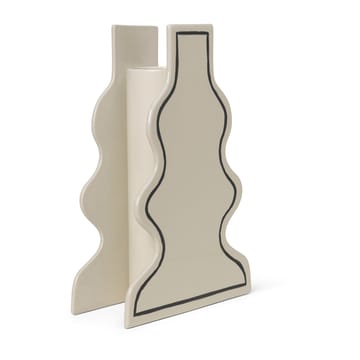 Paste vase curvy 36 cm - Off-white - Ferm Living