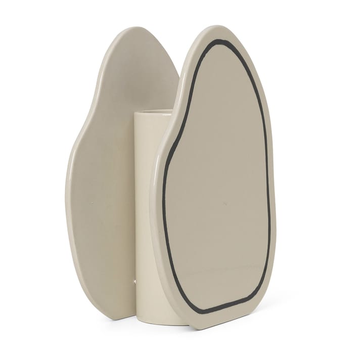 Paste vase rounded 28 cm, Off-white Ferm Living