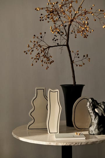 Paste vase rounded 28 cm - Off-white - Ferm Living