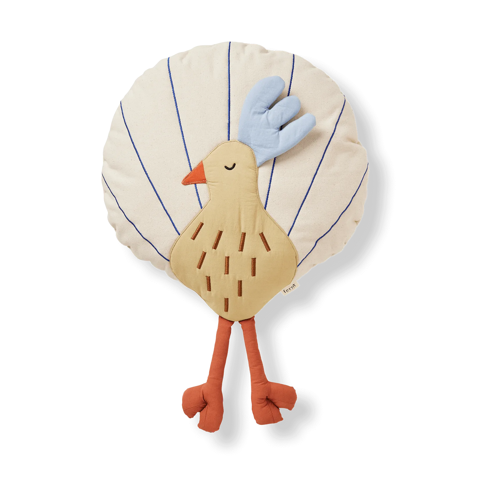 Peacock pute, Silver Fern-undyed Ferm Living