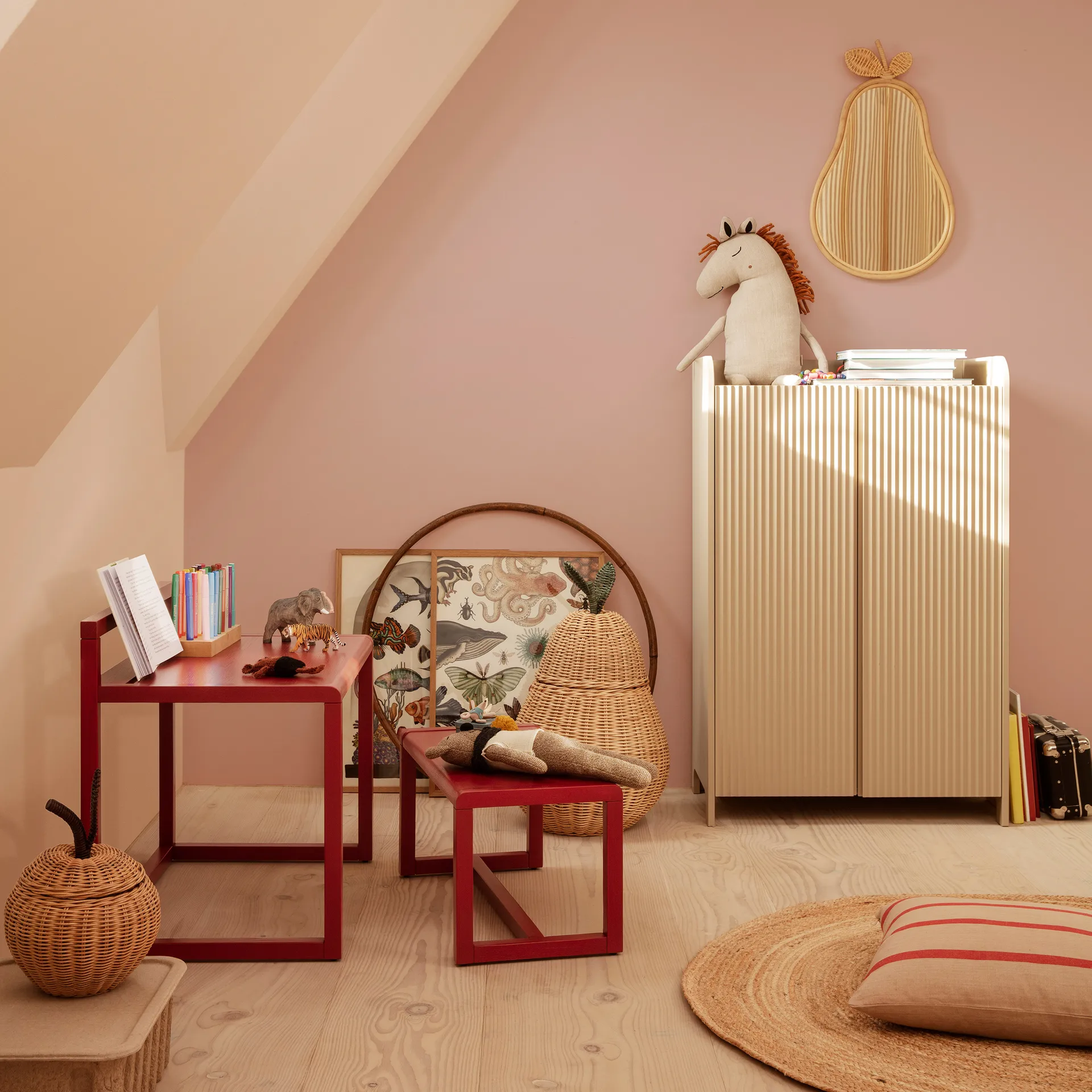 Pear speil 37x62 cm, Natural Ferm Living