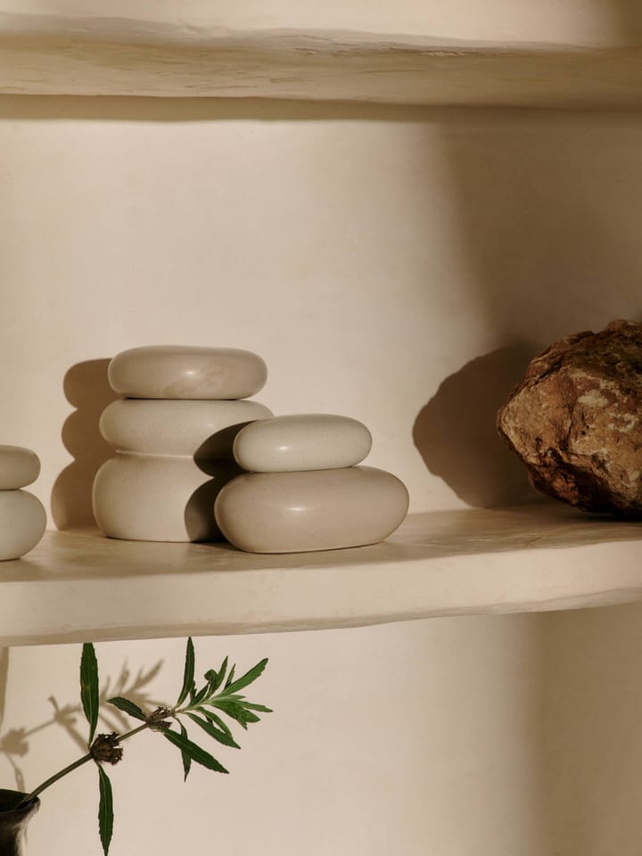 Pebble eske medium, Sand/Cream Ferm Living
