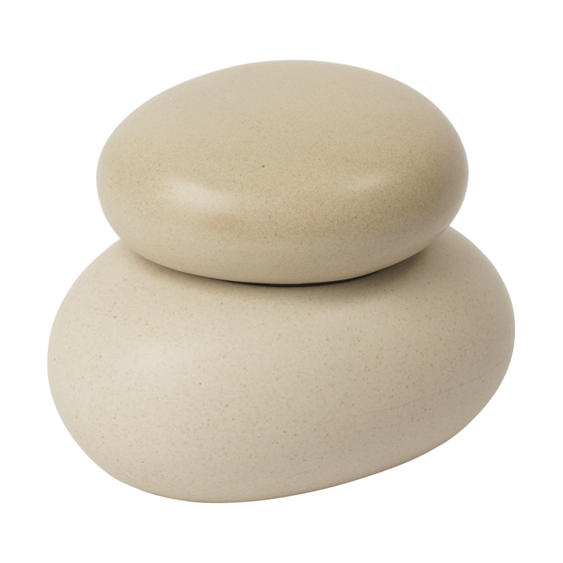 Ferm Living Pebble eske small Sand/Cream