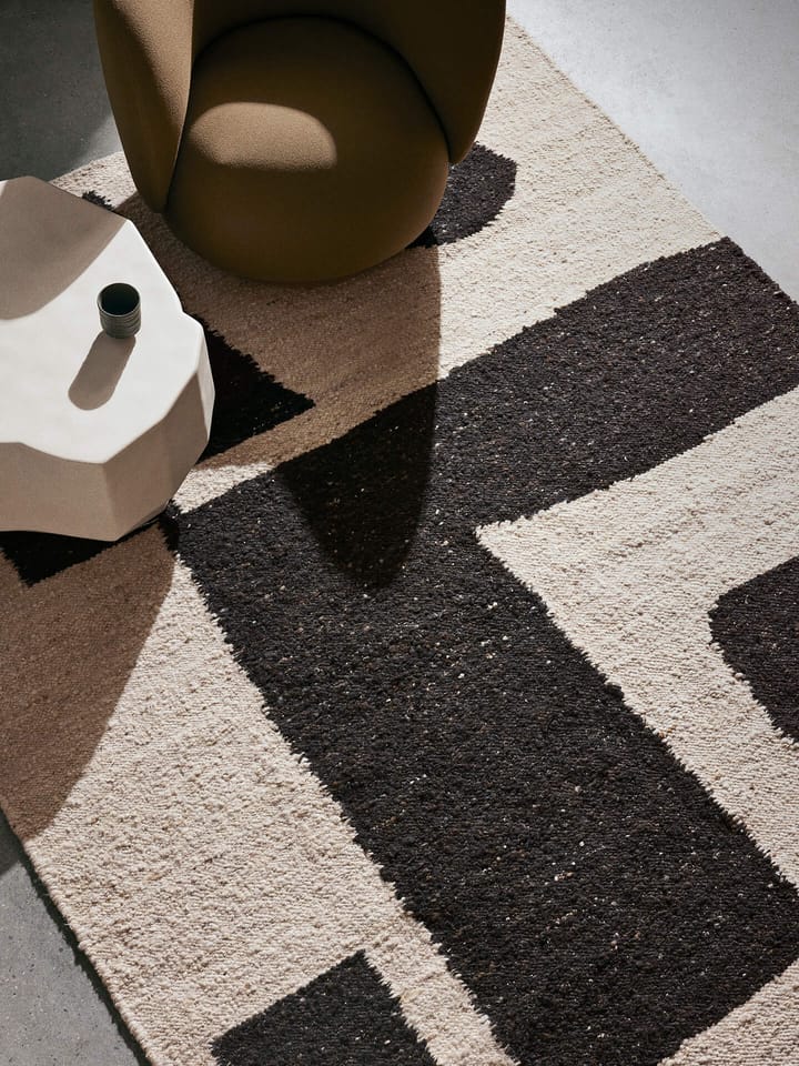 Piece ullteppe, Off-white-Coffee, 200 x 300 cm Ferm Living