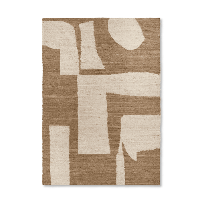 Piece ullteppe - Off-white-Toffee, 200 x 300 cm - Ferm Living