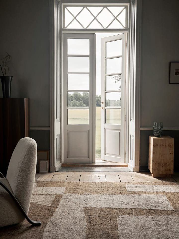 Piece ullteppe, Off-white-Toffee, 200 x 300 cm Ferm Living
