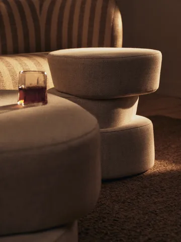 Plyo staple sittepuff - Off-white - Ferm Living