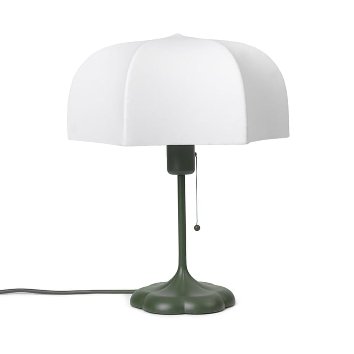 Poem bordlampe Ø 30 x 42 cm - White-grass green - Ferm LIVING