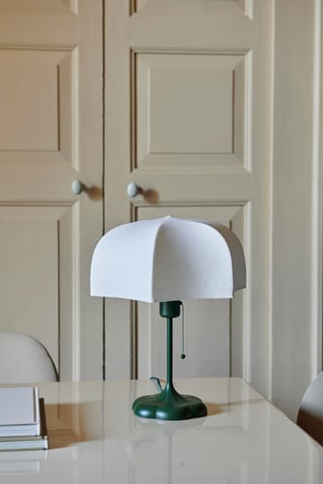 Poem bordlampe Ø 30 x 42 cm - White-grass green - Ferm Living