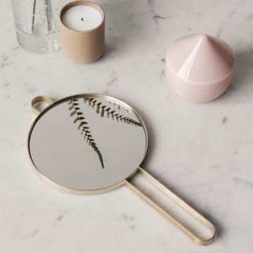 Poise lommespeil - messing - Ferm Living