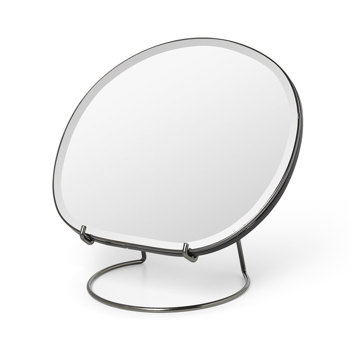 Ferm Living Pond bordsspeil Dark chrome