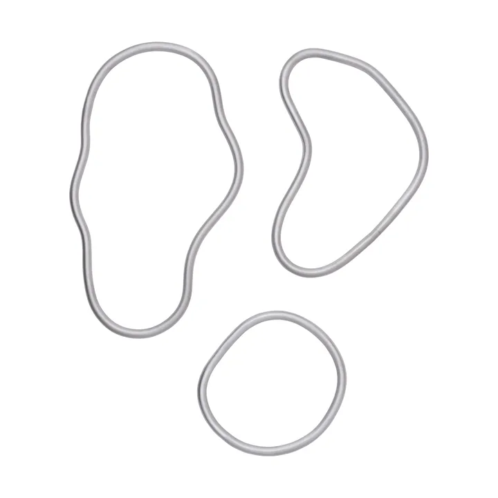 Pond gryteunderlag 3 deler - Aluminium - Ferm Living