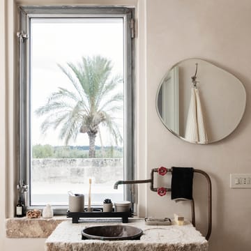 Pond speil - Dark chrome, xl - Ferm Living