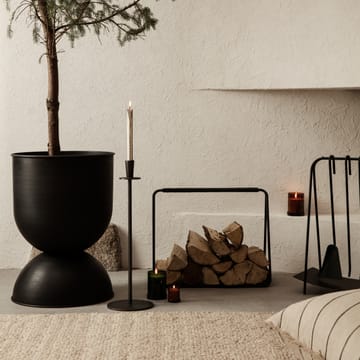 Port vedkurv - Svart - Ferm Living