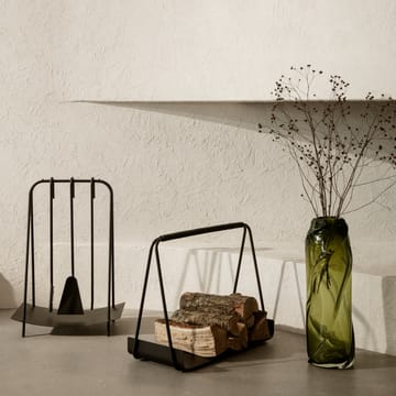 Port vedkurv - Svart - Ferm Living