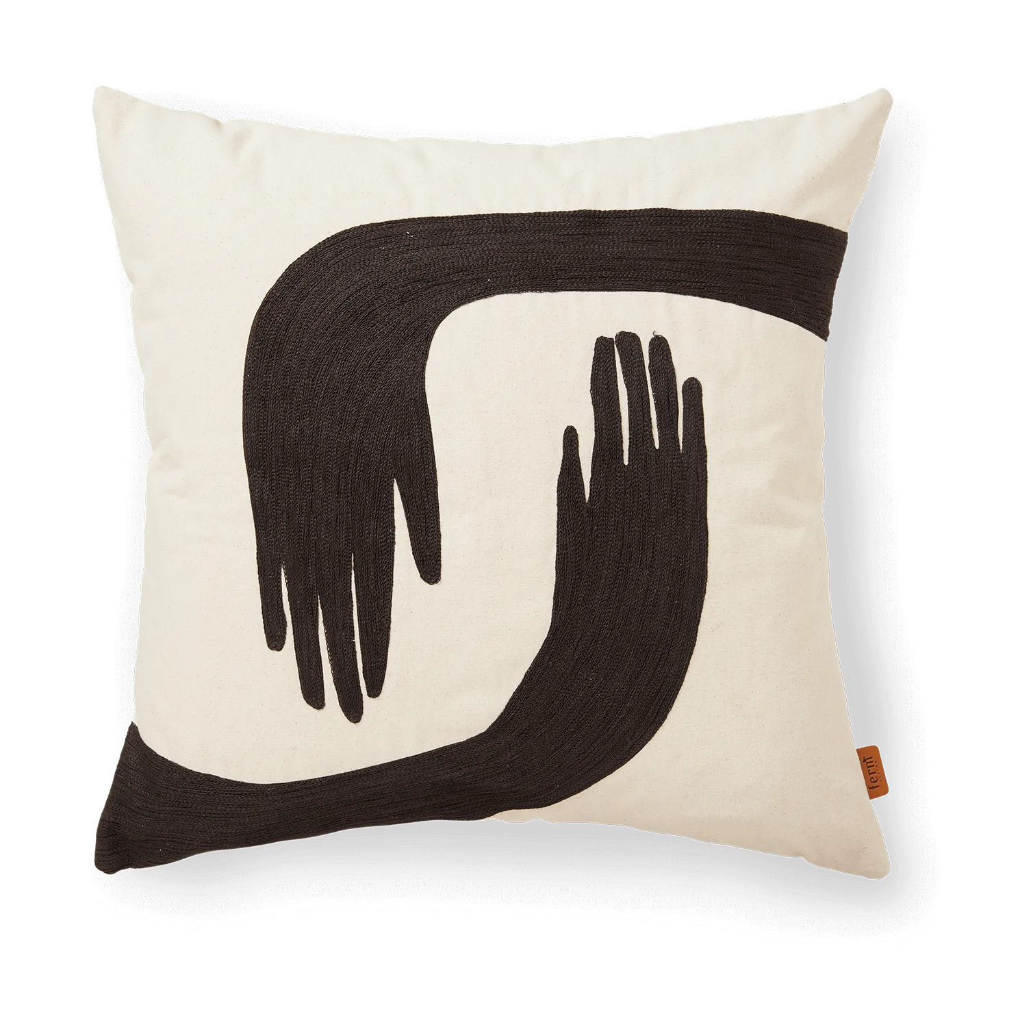 Pose pute 50x50 cm, Coffee-undyed Ferm Living