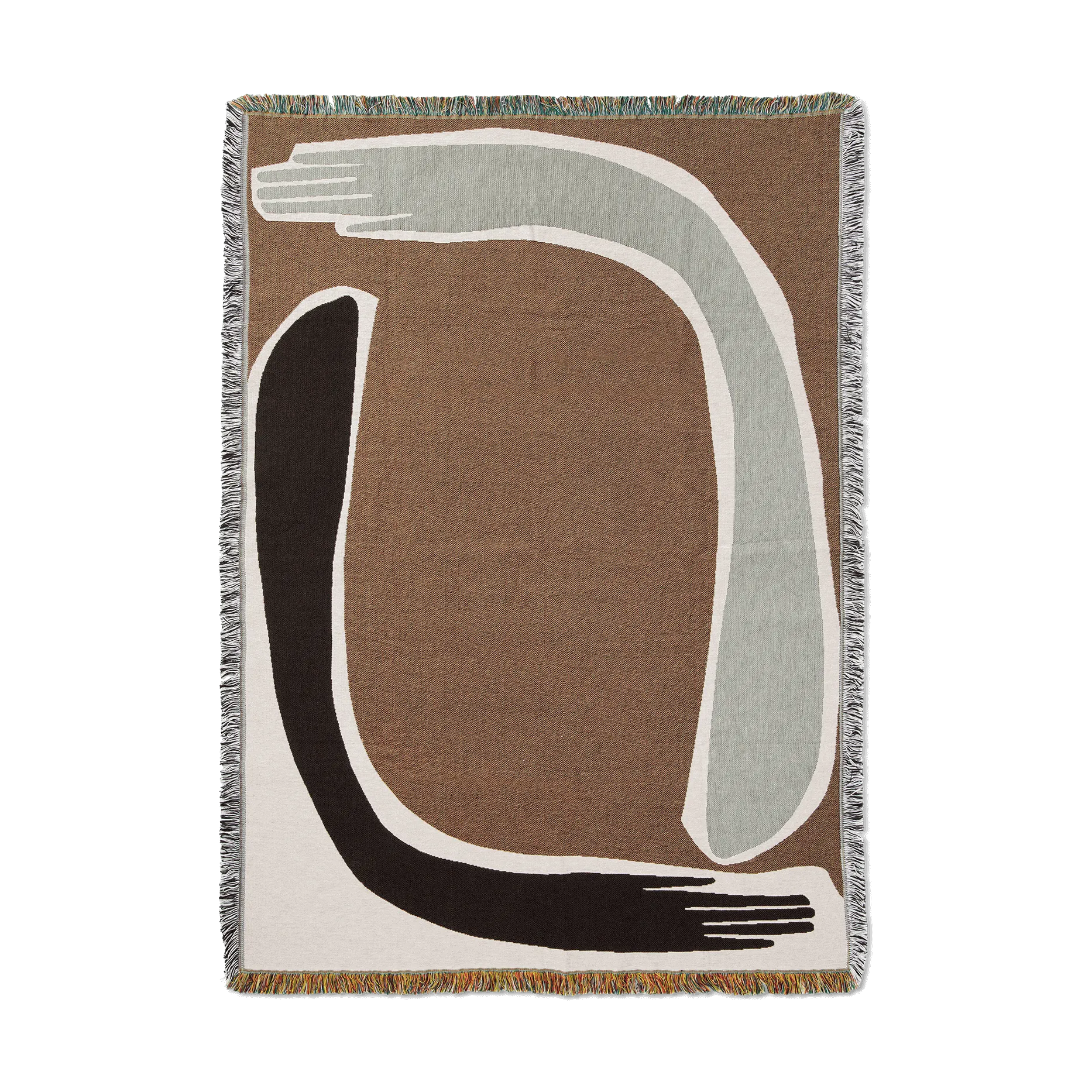 Pose Tapestry pledd 120x170 cm, Coffee Ferm Living
