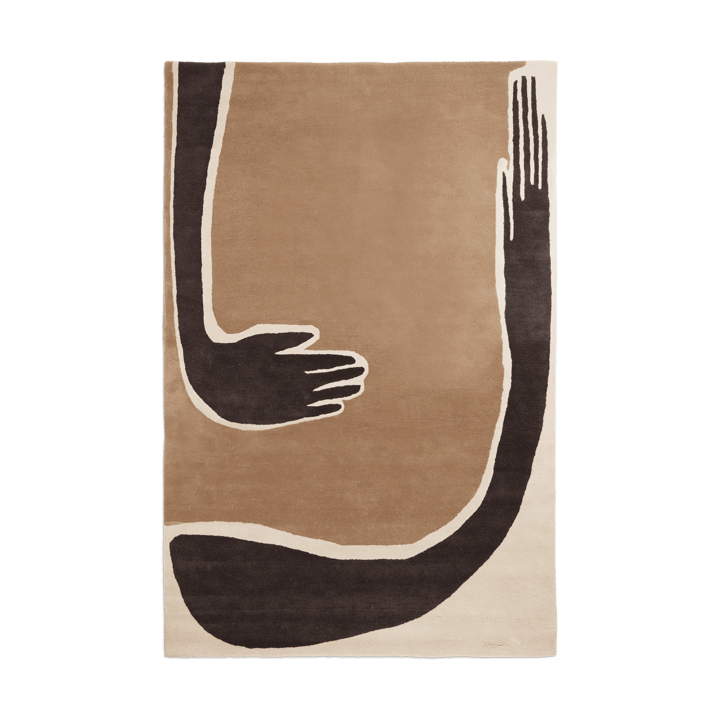 Pose teppe - Coffee-off white, 200x300 cm - Ferm Living