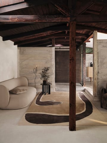 Pose teppe - Coffee-off white, 200x300 cm - Ferm Living