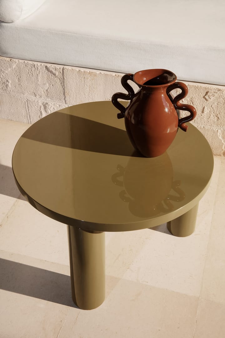 Post salongbord small Ø 65 cm, Oliven Ferm Living